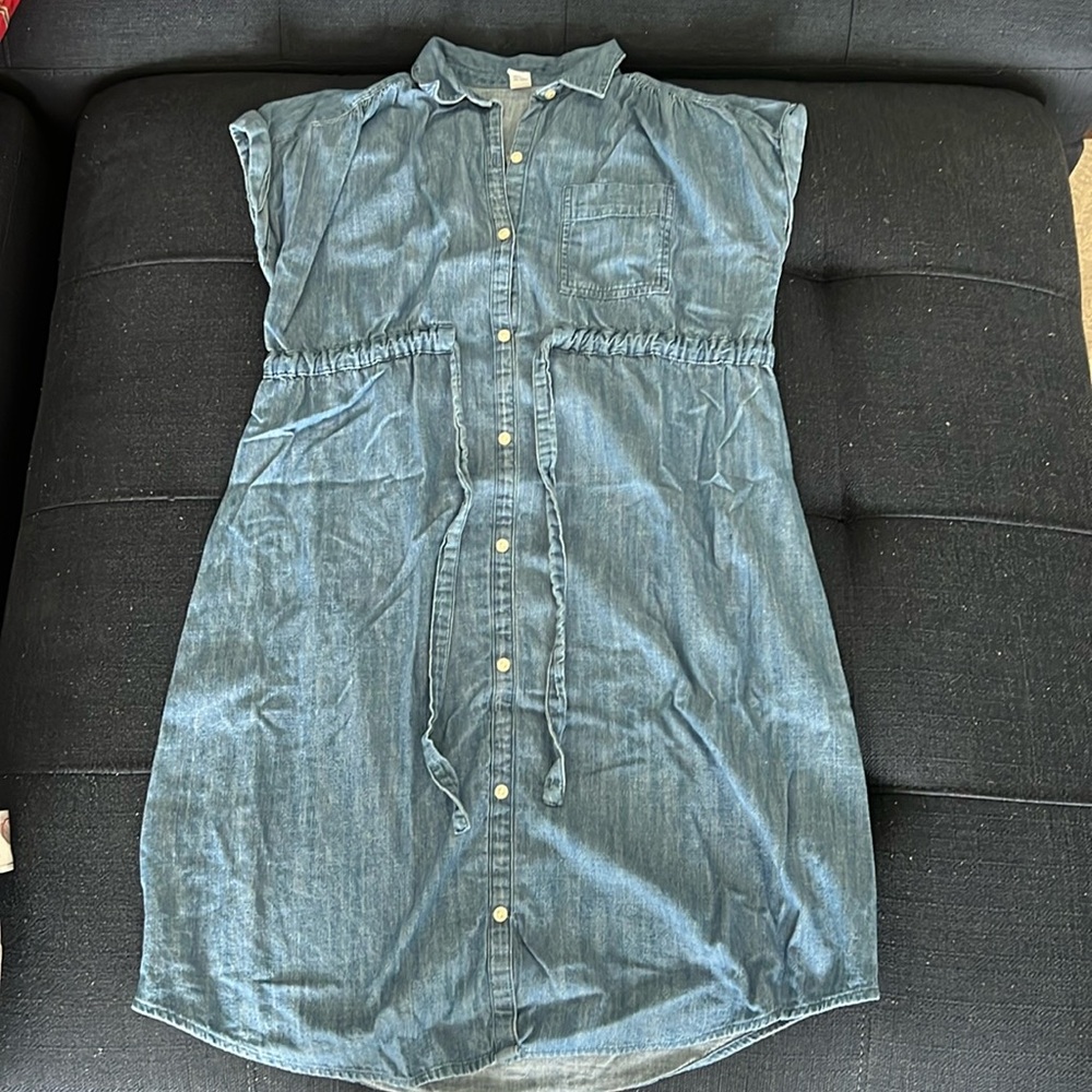 Old Navy Denim Maternity Dress- XS